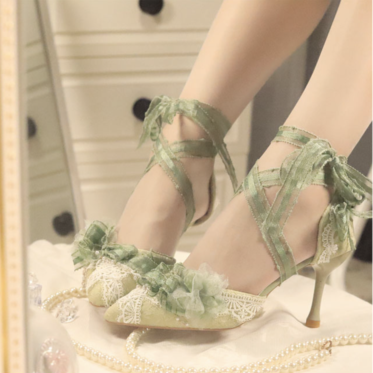 Sky Rabbit - Two - Fresh and Elegant Lolita Heels