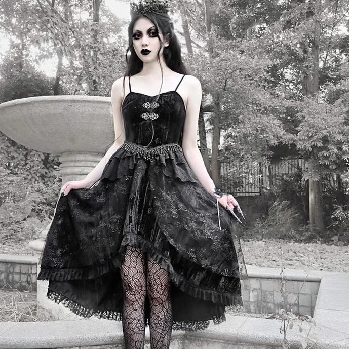Blood Supply - Misty - Gothic Lolita Dress Black JSK Halloween