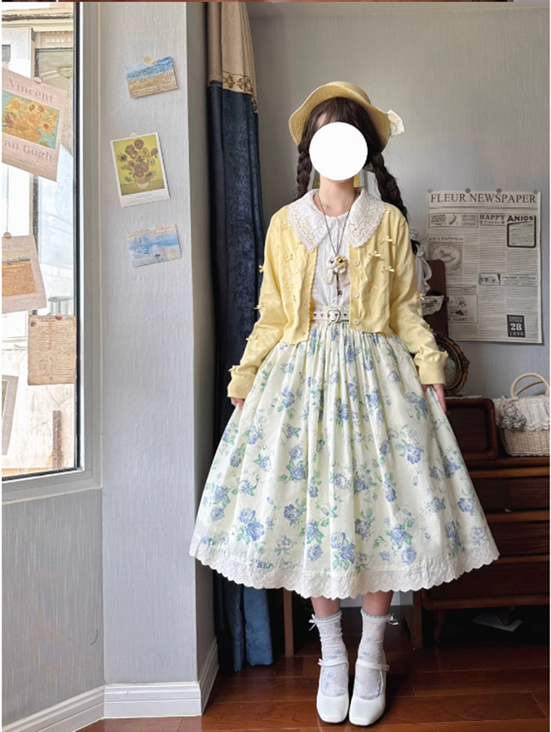 (Buyforme)Miss Point~Customized Vintage Sweet Elegant Rose Skirt 16832:225356