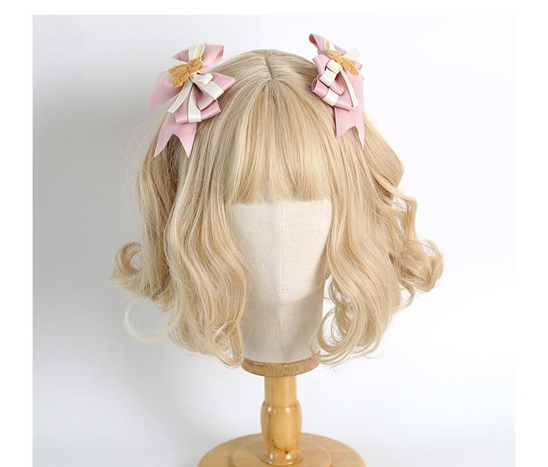 Xiaogui - Macarons Bear - Kawaii Lolita Bow Headbands and Hair Clips