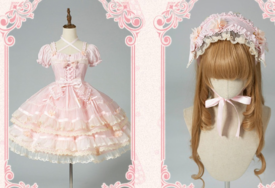 Puppets and Doll~Sweet Lolita OP Dress Multicolor 11564:186924