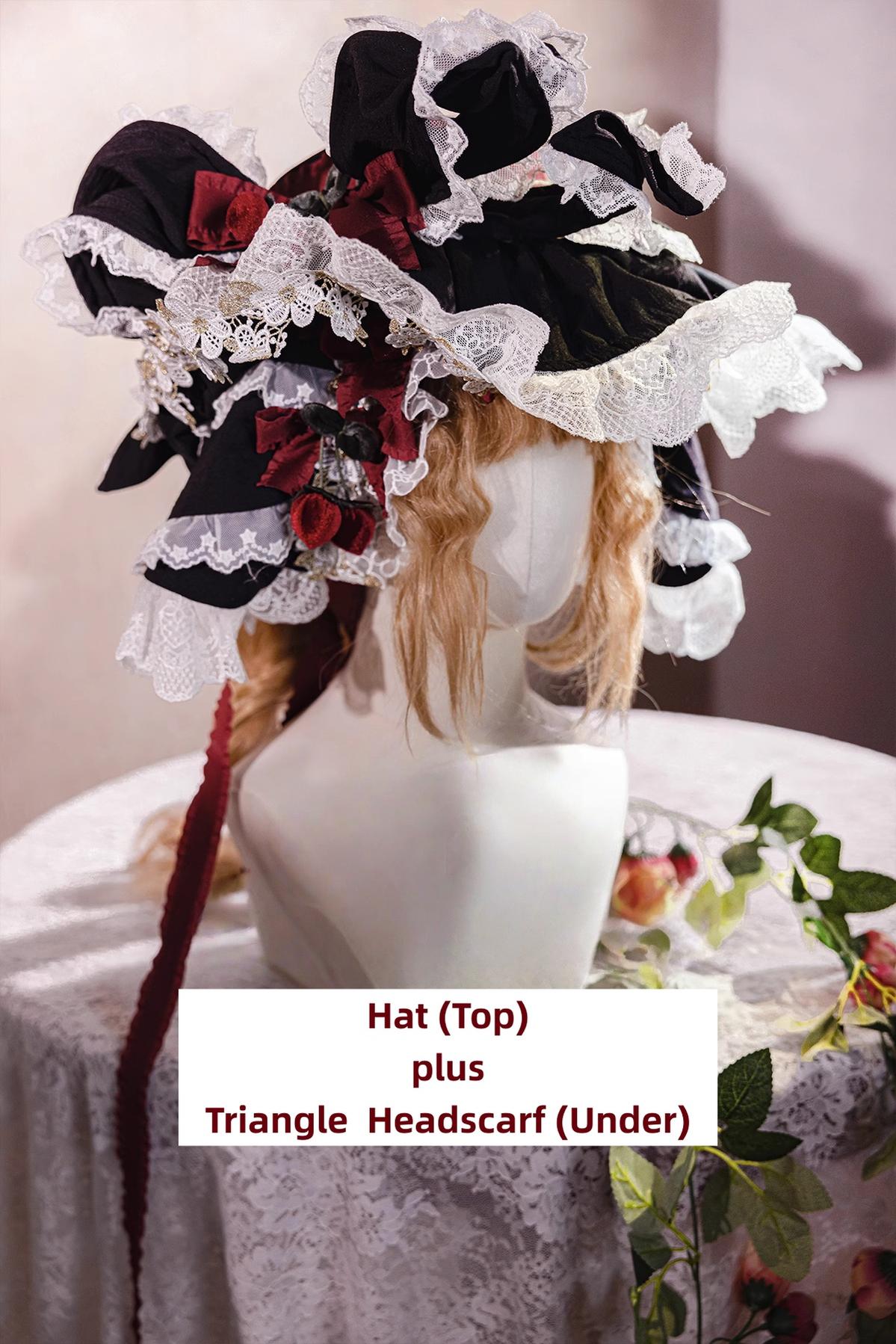 Bramble Rose - Starryberry Eden - Hime-sleeved Sweet Lolita Dress, Strawberry Embroidery (L M S) 44262:801299