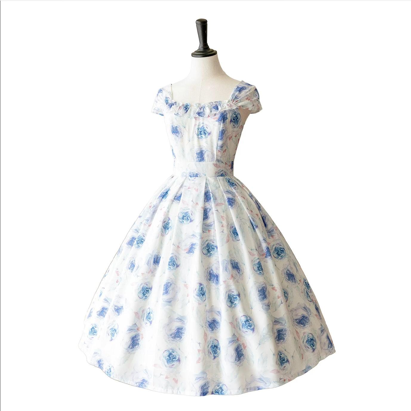 Forest Wardrobe - Forest Basket 3.0 - Vintage Lolita JSK Dress Summer Thin Dress