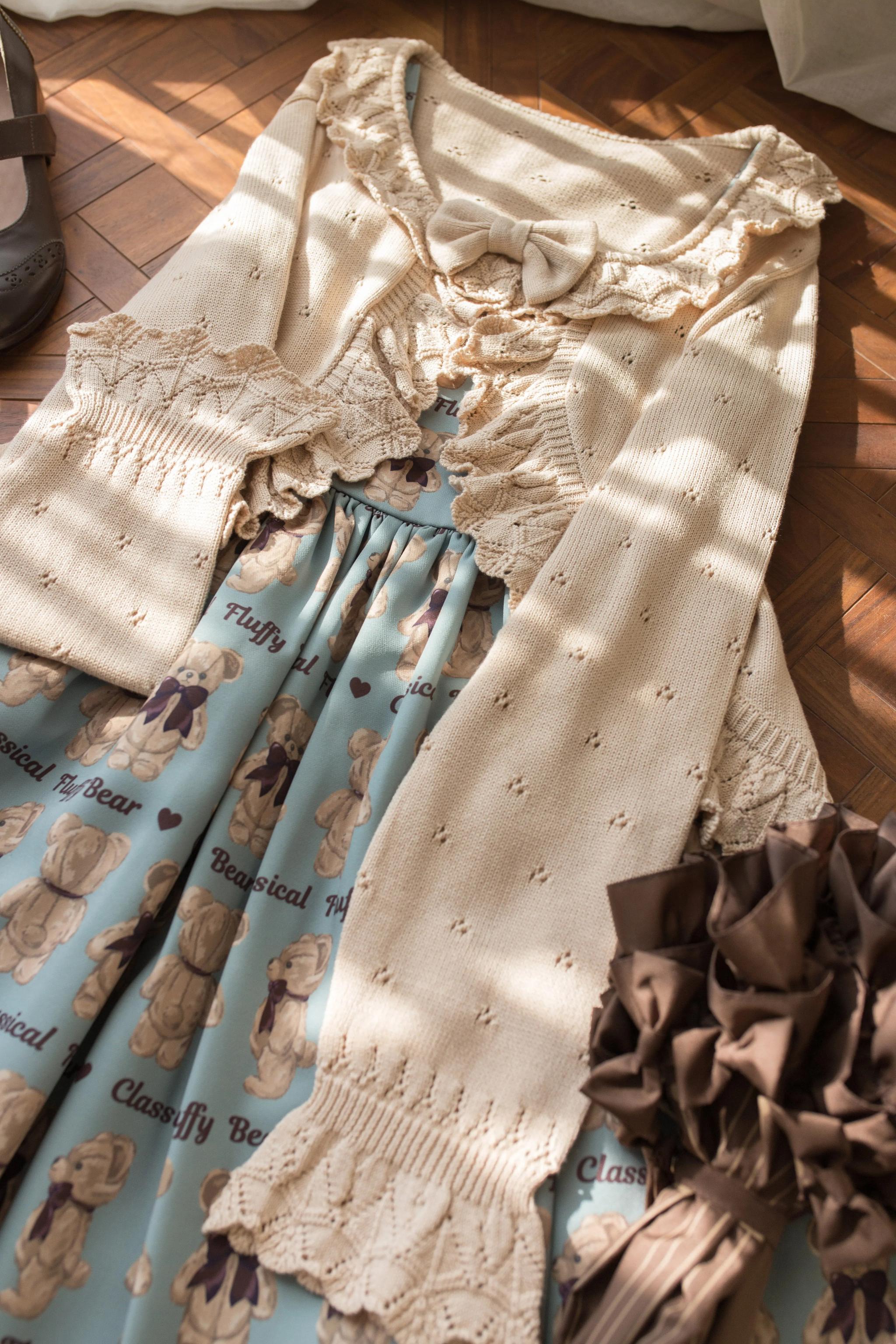 MIST - Nainai - Vintage Lolita Knitted Cardigan 44380:805980