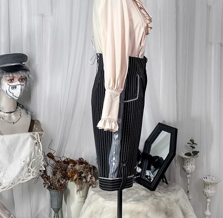CastleToo - King's College - Ouji Lolita Skirt Set Prince Tie Shirt Set