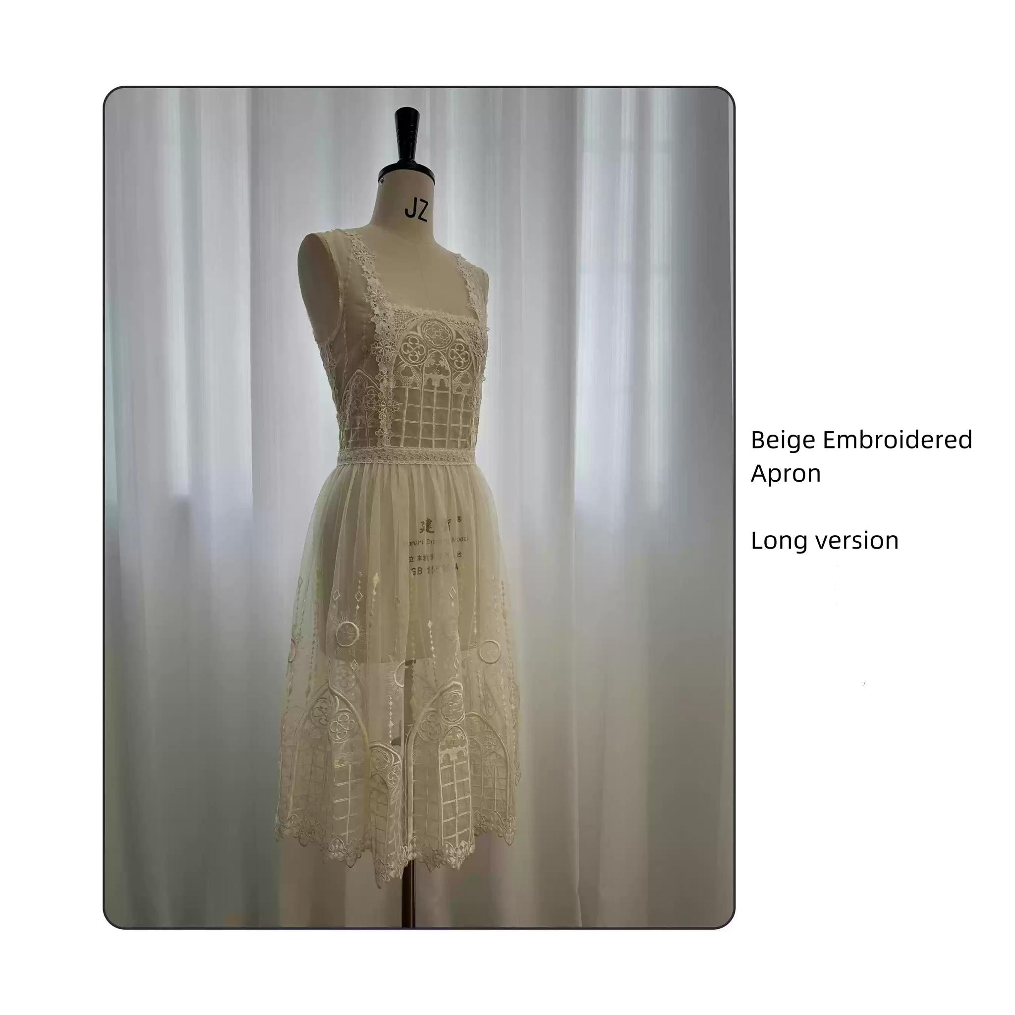 SUSIN - Night Traveler - Classic and Elegant Gothic Dress with Colorful Window Prints (L M S XL) 39250:628628