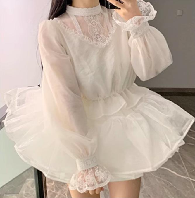 With PUJI~Love Poem~Classic Lolita Shawl 3-Color Versatile Spring Innerwear 34750:492320