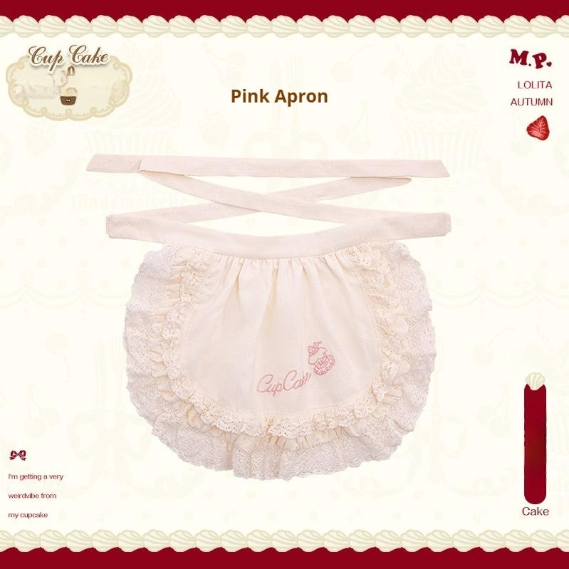 Mademoiselle Pearl - Cup Cake - Sweet Lolita OP Dress Kawaii Lolita JSK SK (L M S XL XS) 40370:658572