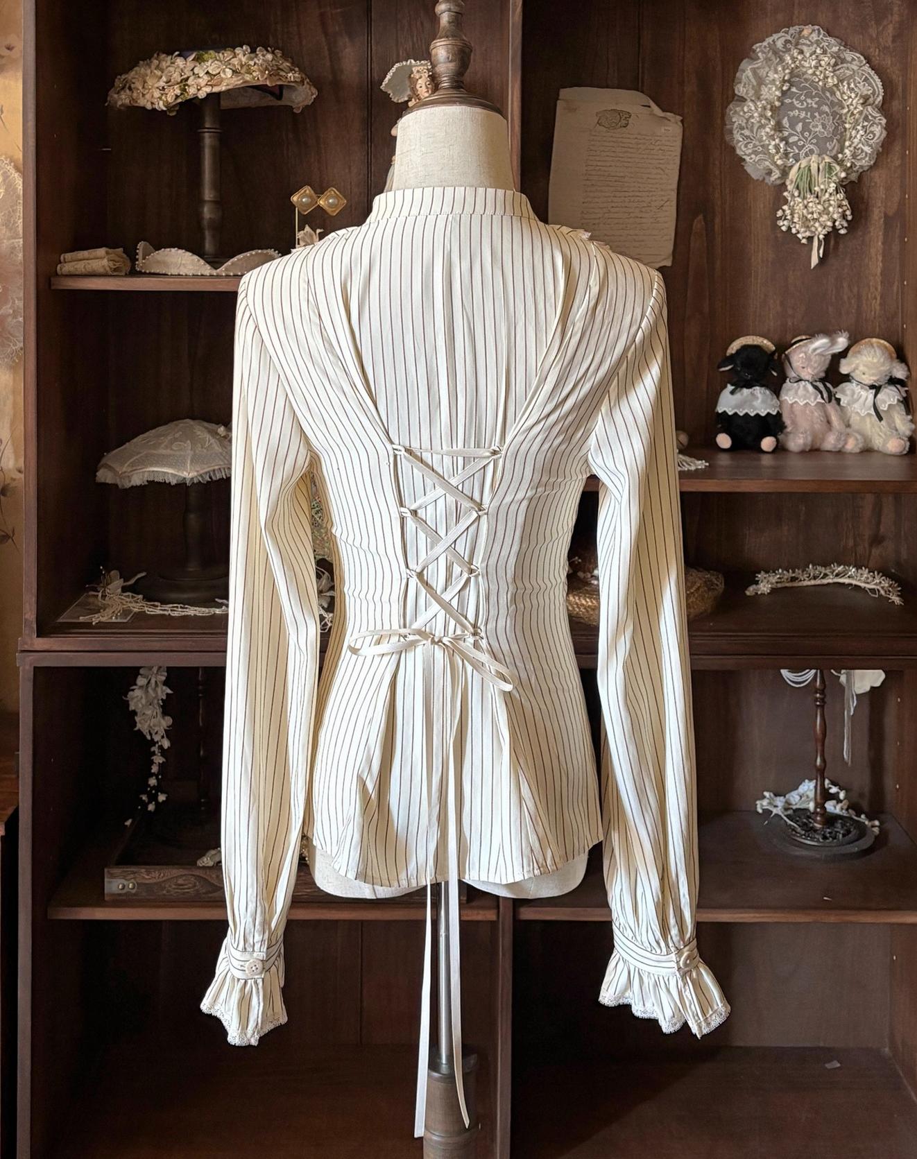 Button Bear - Winter Lily Bell - Classic Lolita Bust-Supporting JSK, Long Waisted Coat 44351:804213