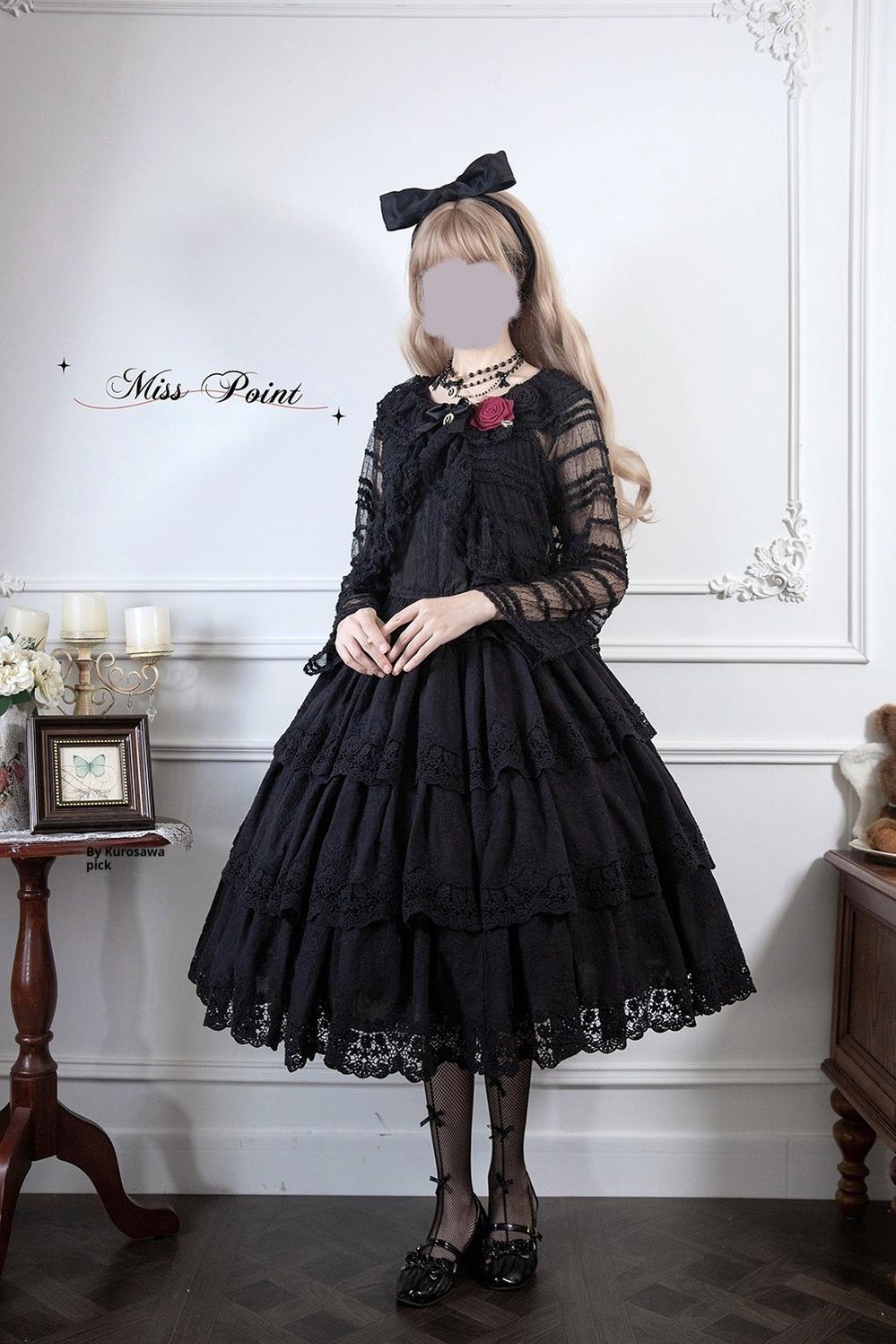 Miss Point - Forest Waltz - Classic Lolita Tiered Skirt Multi-layer Embroidered SK 40192:651522