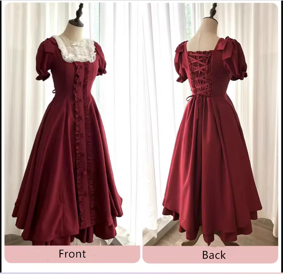(Buyforme)Sweet Wood~Long Vesion Elegant and Vintage Lolita OP 17690:250336