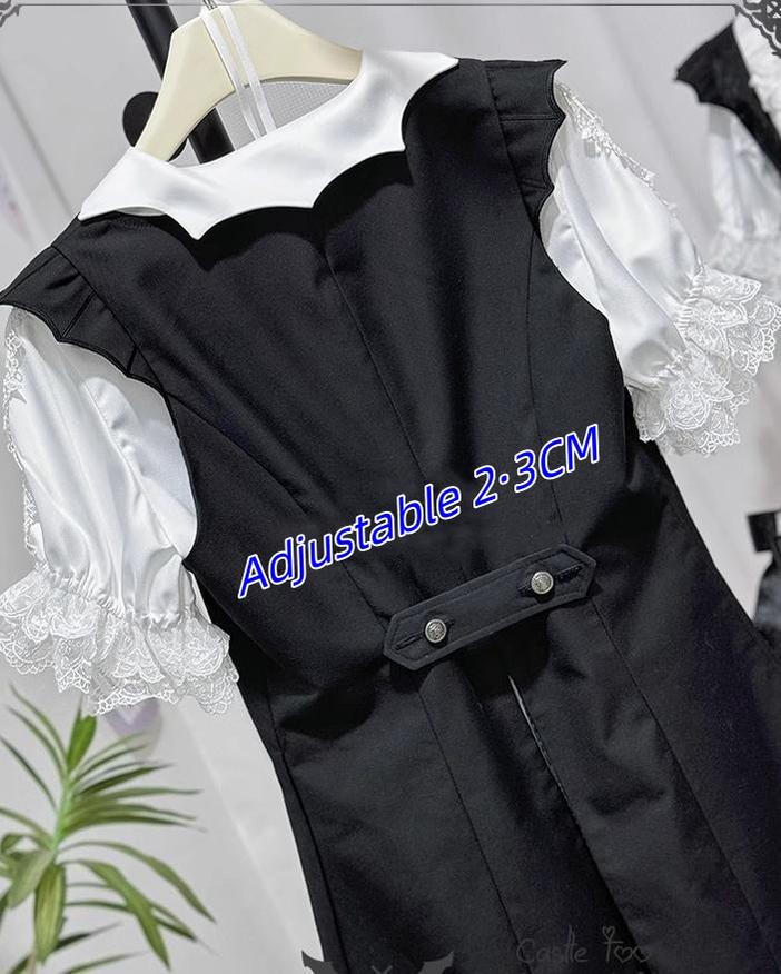 CastleToo~Night Rose~Elegant Ouji Lolita Suits With Lolita JSK And Shorts 39558:626686
