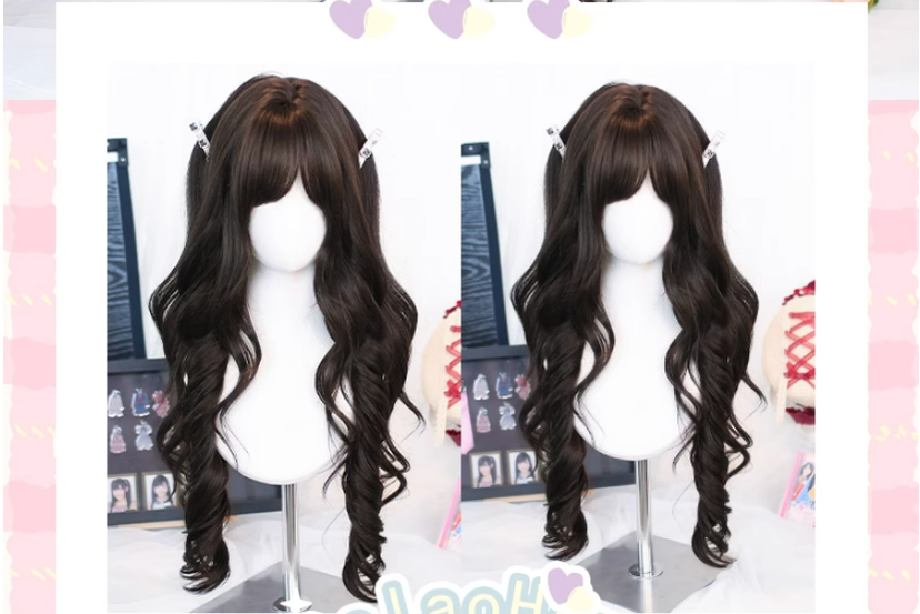 Dalao Home - Dream Threads - Daily Lolita Long Curly Wig 44228:800293