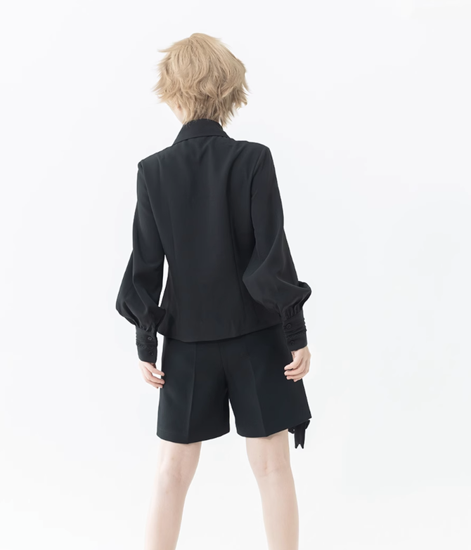 Princess Chronicles - ShenYao - Ouji Vintage Lolita Black Bow Shorts