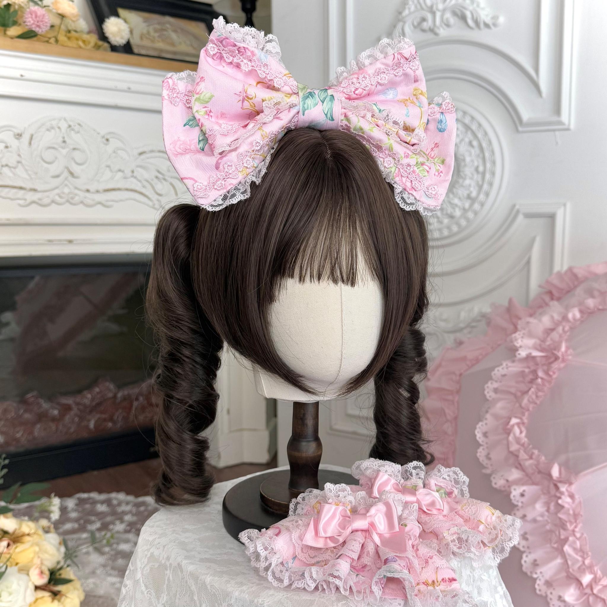 Spring 2025 - Old School Lolita Floral Print JSK Dress, Doll-Like OP (L M S XL) 45247:842807