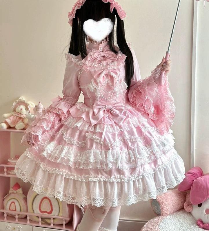 Love and Heart Palpitations - Wedding Lolita JSK, Bridal Lolita Dress