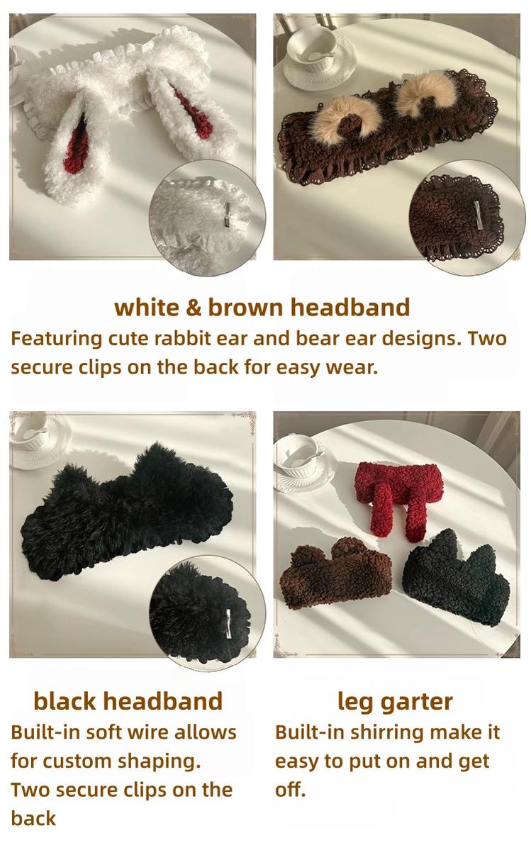 Snowlight of Tokamachi - Kawaii Lolita JSK, Animal Ear Headband 44363:806361