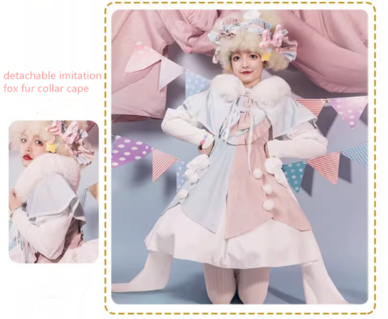(Buyforme)Daydream Whisper~Plus Size Cute Sweet Making Wish Lolita JSK 21320:300716