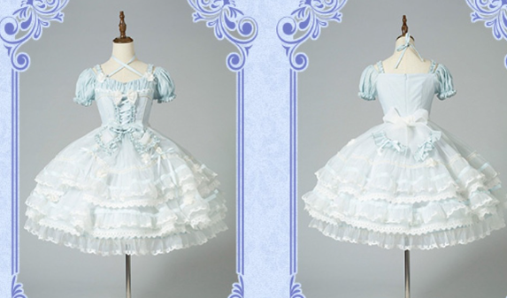Puppets and Doll~Sweet Lolita OP Dress Multicolor 11564:186912