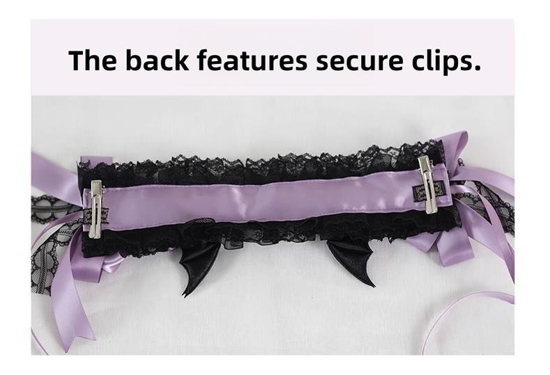 Xiaogui - Halloween Gothic Lolita Hairband, Detachable Devil Wings 44225:798843