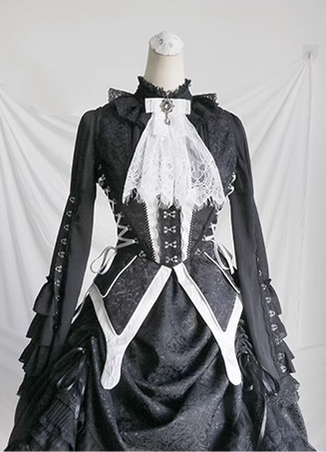 (BFM)MILU ORIG~Herbarium~Gothic Lolita Skirt Set Vest Blouse Multicolors (L M S) 33392:417154