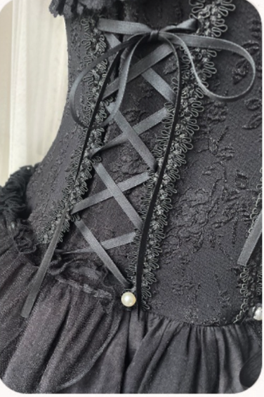 Letters from Unknown Star~Little Rose~Summer Casual Lolita Fashion Dress Sexy JSK 11514:133168