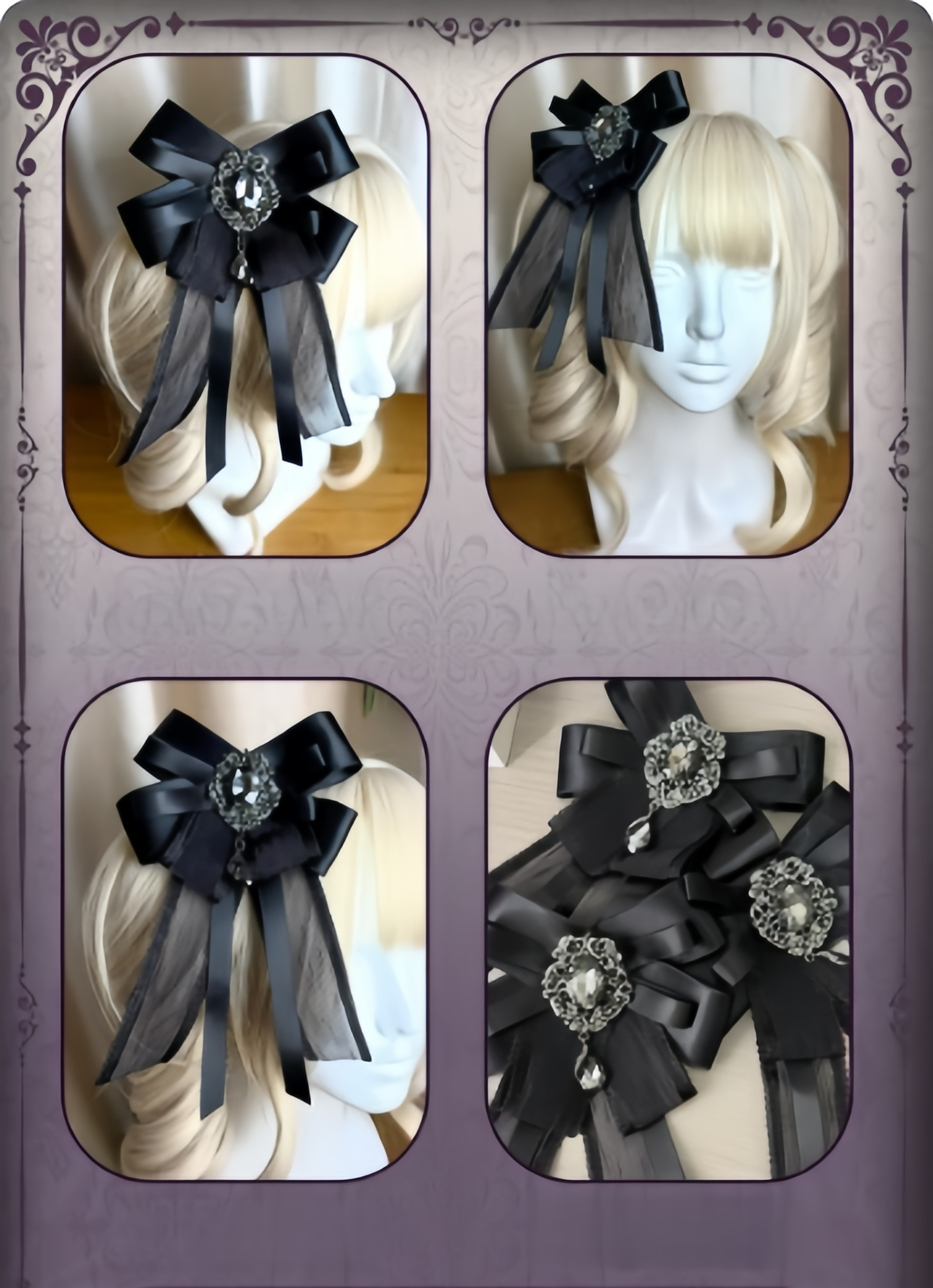 The Original Witch - Gothic Lolita Dress Fishbone Lifting Corset SK Shirt Rhinestone bow tie (not sold separately) S