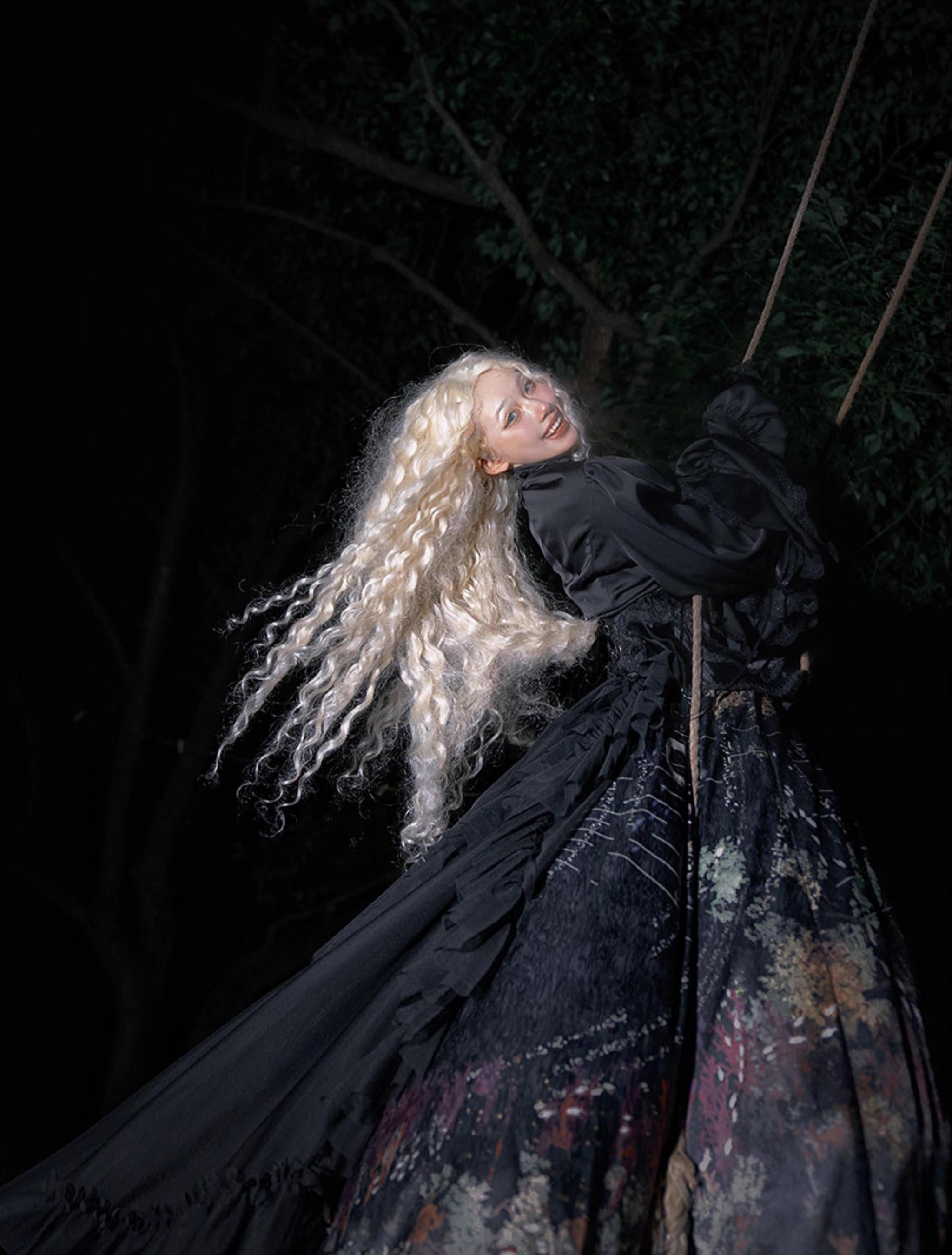 Caged Bird Hotel - Reborn Ancient God - Gothic Lolita Shirt & Skirt Set