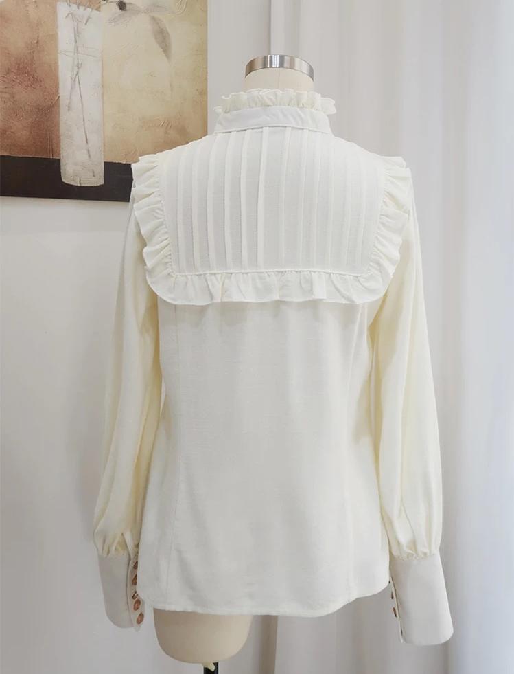 Eternal Night Echo - Ouji Lolita Blouse and Bubble Shorts, Detachable Suspender 45451:850740