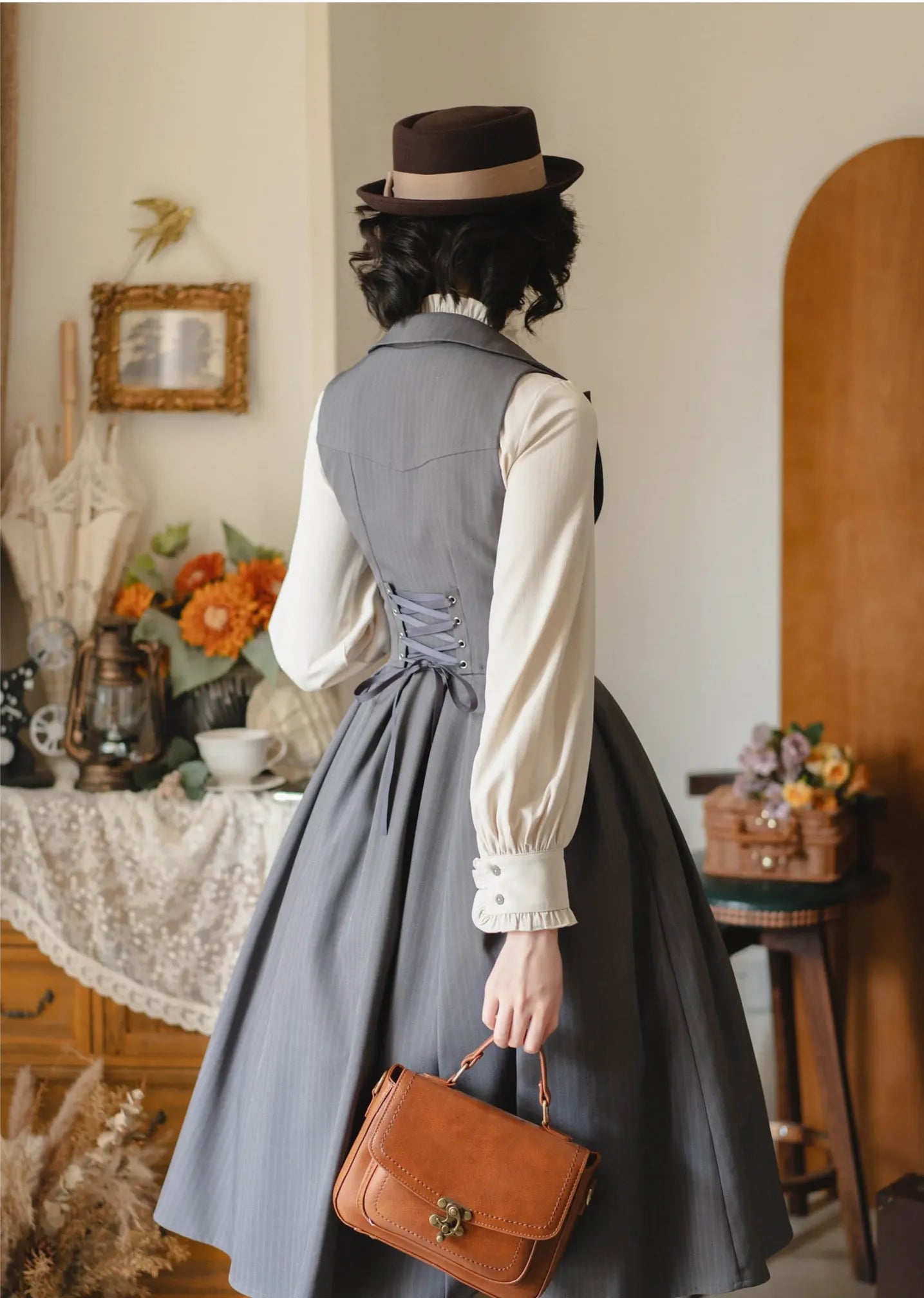Autumn Forest - Retro Classic Lolita Bust-support JSK Dress