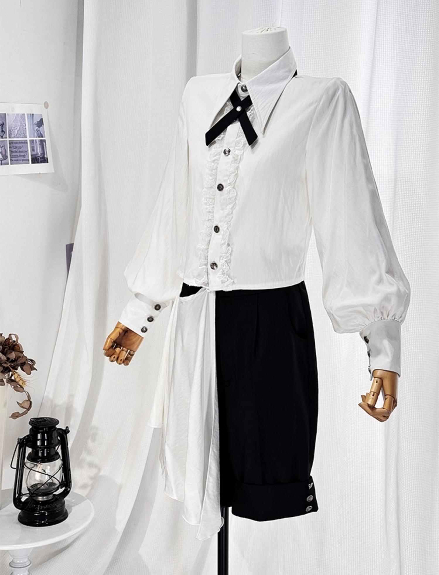 CastleToo - Black Tea Concerto - Ouji Lolita Outfit, Long Vest & Jacket 44022:792497