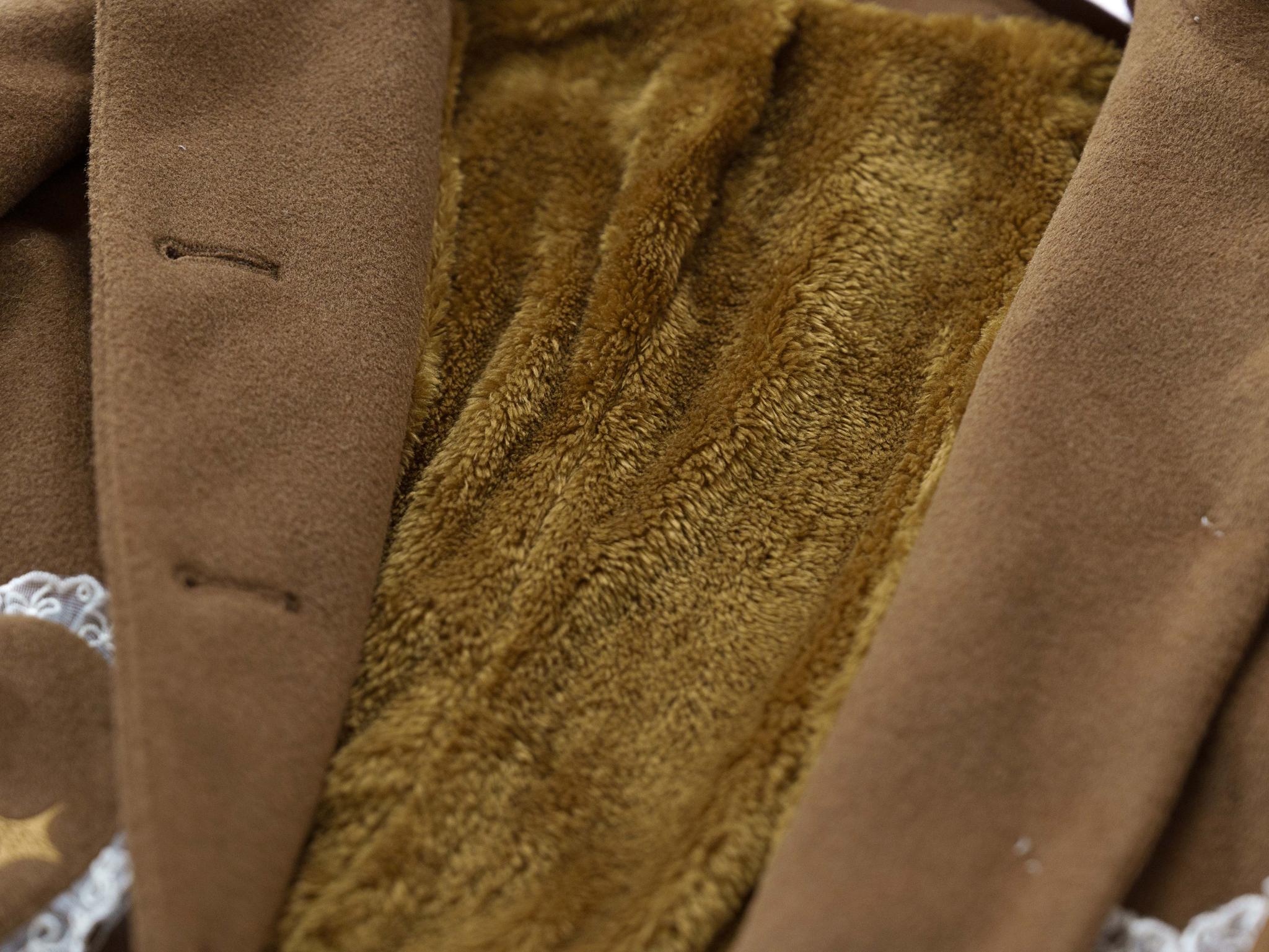 Milk Puff - Winter Fleece-lined Sweet Lolita Coat, Detachable Collar 44043:793453