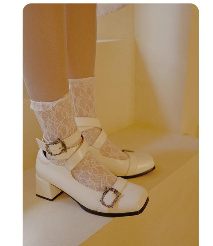 Momo - Loire Vineyard - Country Lolita Heels Shoes PU Handbag
