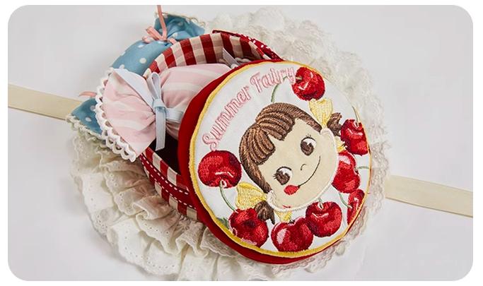 Summer Fairy~IP Collab Kawaii Lolita JSK Shirt Candy Box Hat 38662:598862