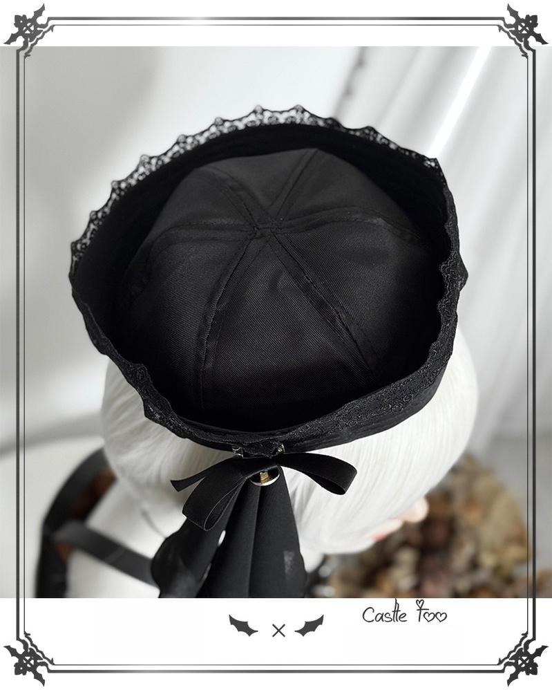CastleToo - Black Moonlight - Ouji Lolita Chiffon Shirt Outfit 43552:779600