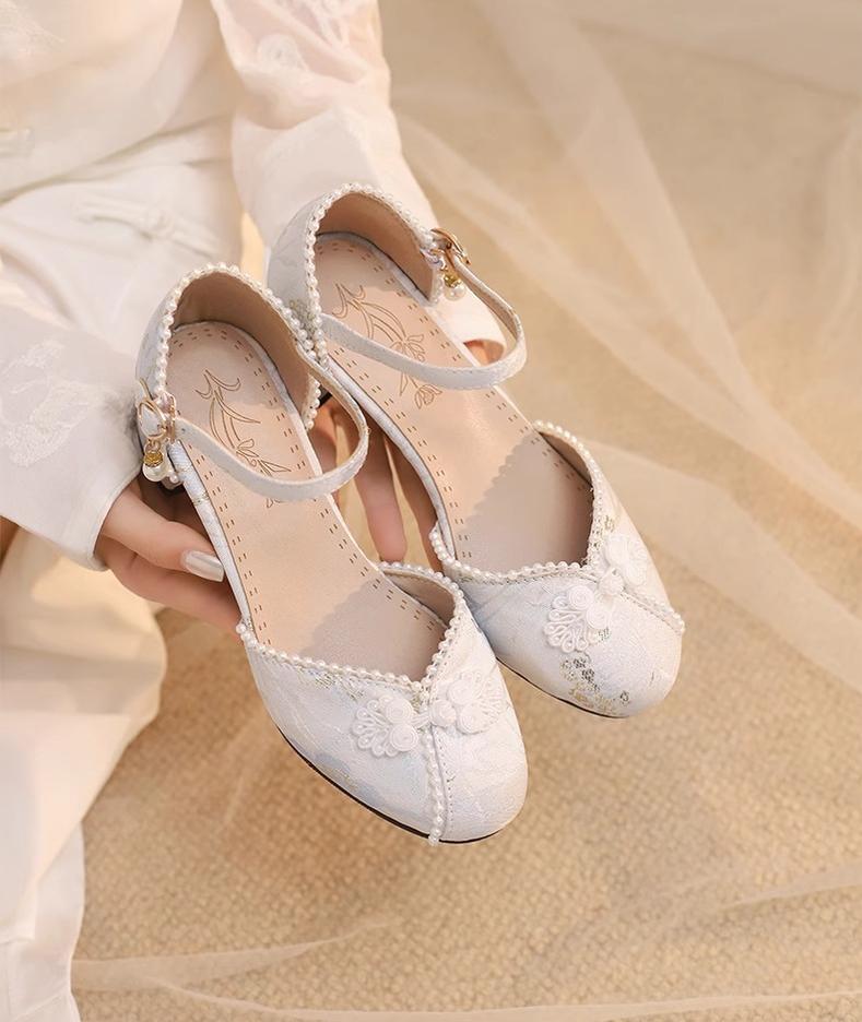 Yana - Heart Jade Yana - Qi Lolita Shoes Chunky Heels