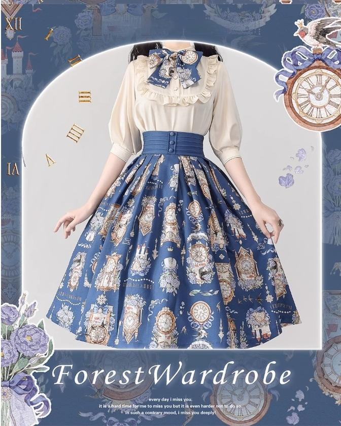 Forest Wardrobe~Eternal Echo~Sweet Lolita Skirt Classic Daily Lolita Blouse 20198:638282