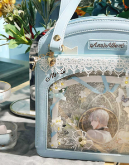 Morning Glory - Kawaii Lolita Checkered Itabag Multicolors 16362:218964