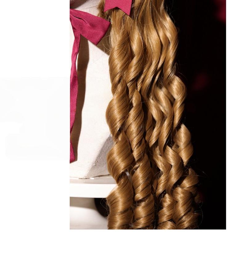 Retro Lolita Roman Roll Wig, Detachable Ponytails