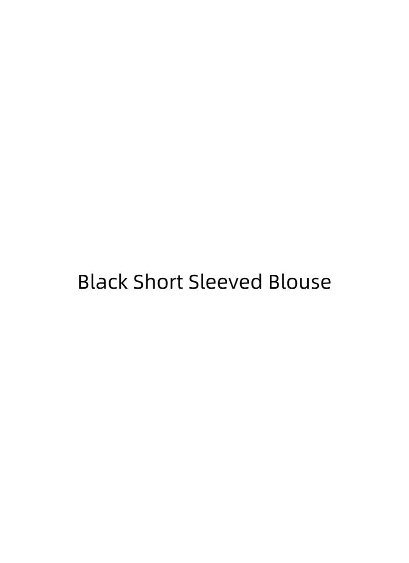 Youlan Lane - Cotton Sweet Lolita Blouse, Single / Fleece Lined Version Black Short Sleeve Blouse XS