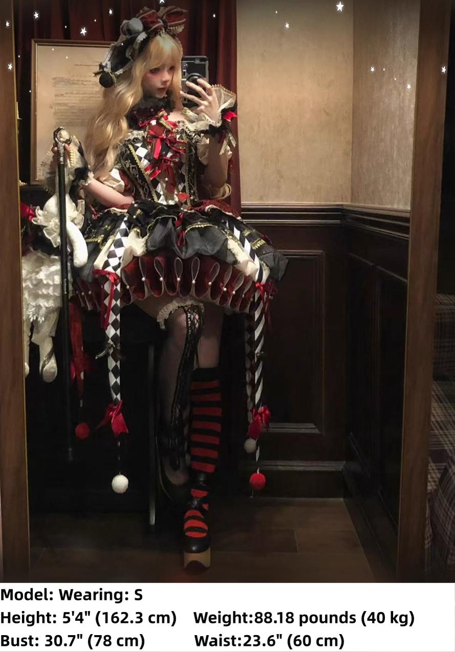 MieYe - Queen - Circus Inspired Lolita JSK Dress, Built-in Fishbone 44300:803425