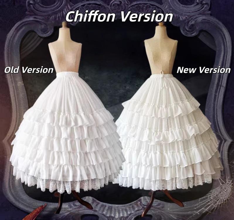 Teddy Bear - Wedding Lolita Petticoat Princess Underwear Extended Base Skirt