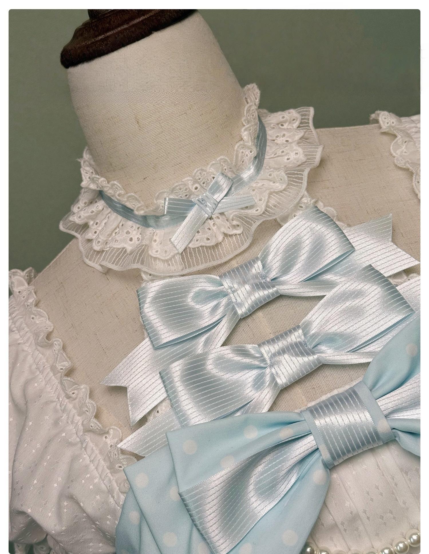 Old School Lolita Halter Neck OP Dress, Polka Dot Accent 43701:783562