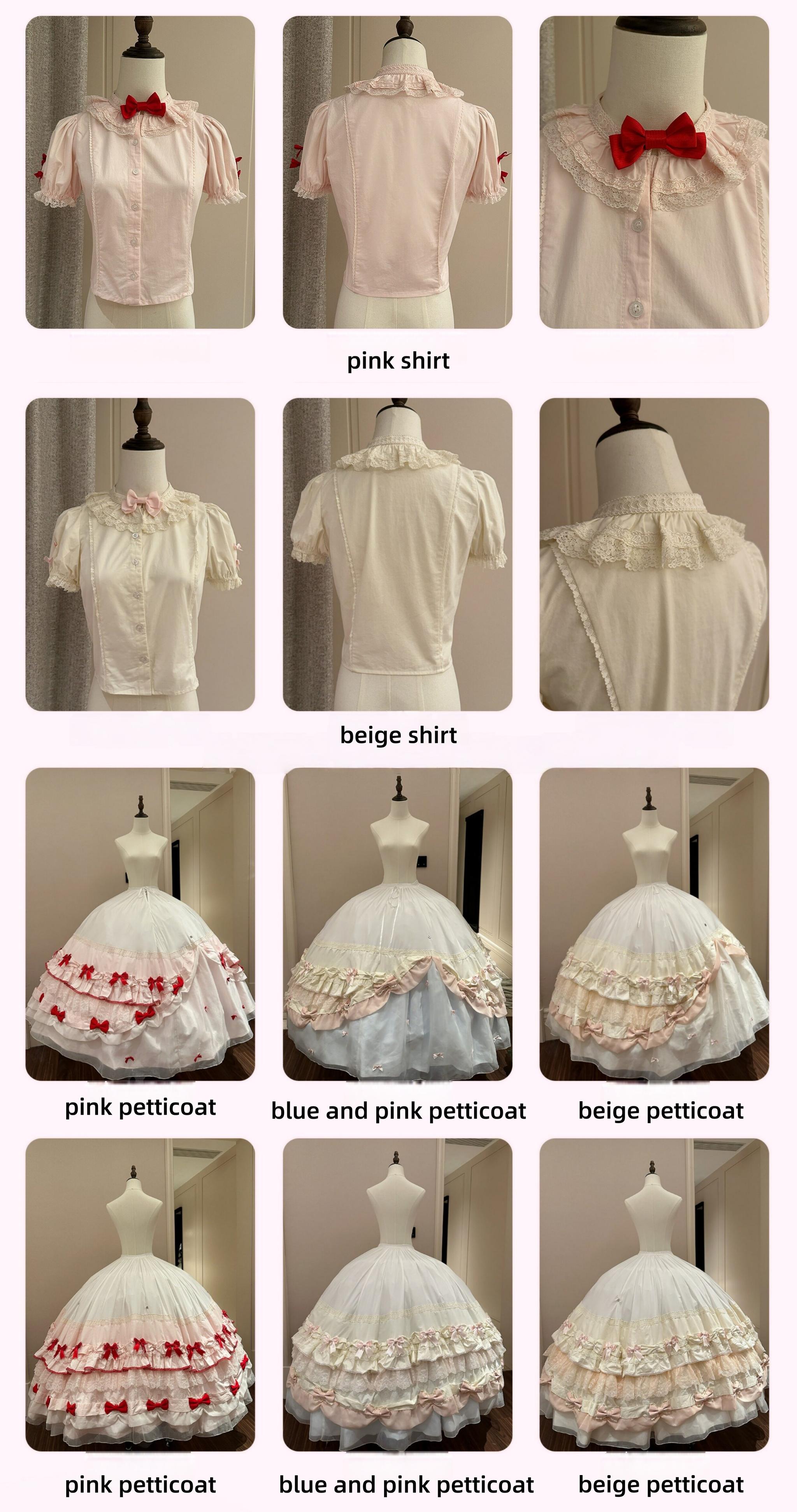 Strawberry Ribbon - Sweet Lolita Wedding Dress, Side Opening 44910:827547