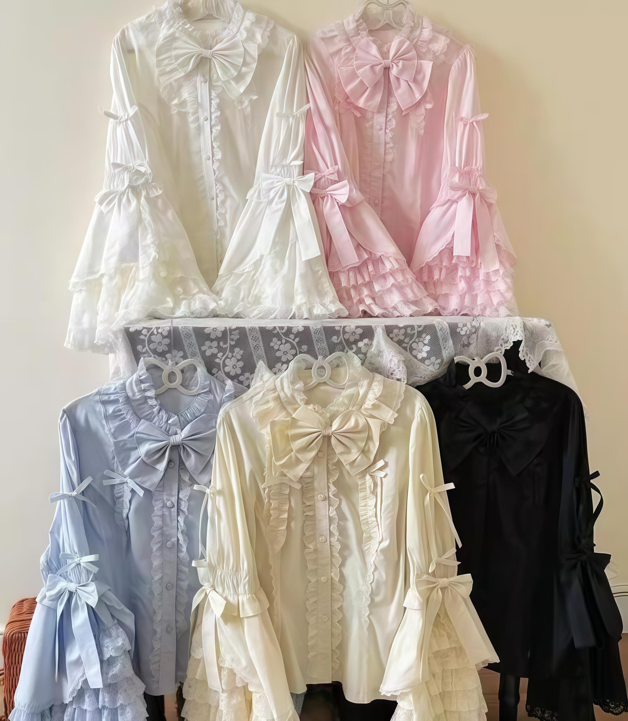 Niu Niu - Plus Size Lolita Blouse, Princess Sleeves