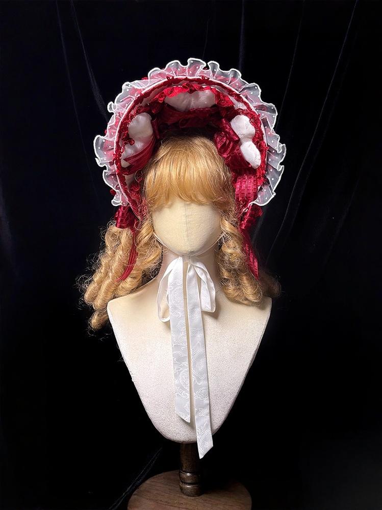 Shuang Sheng Xiao Xiong - Heart of Love - Lace Sweet Lolita Accessory Set 44308:803708