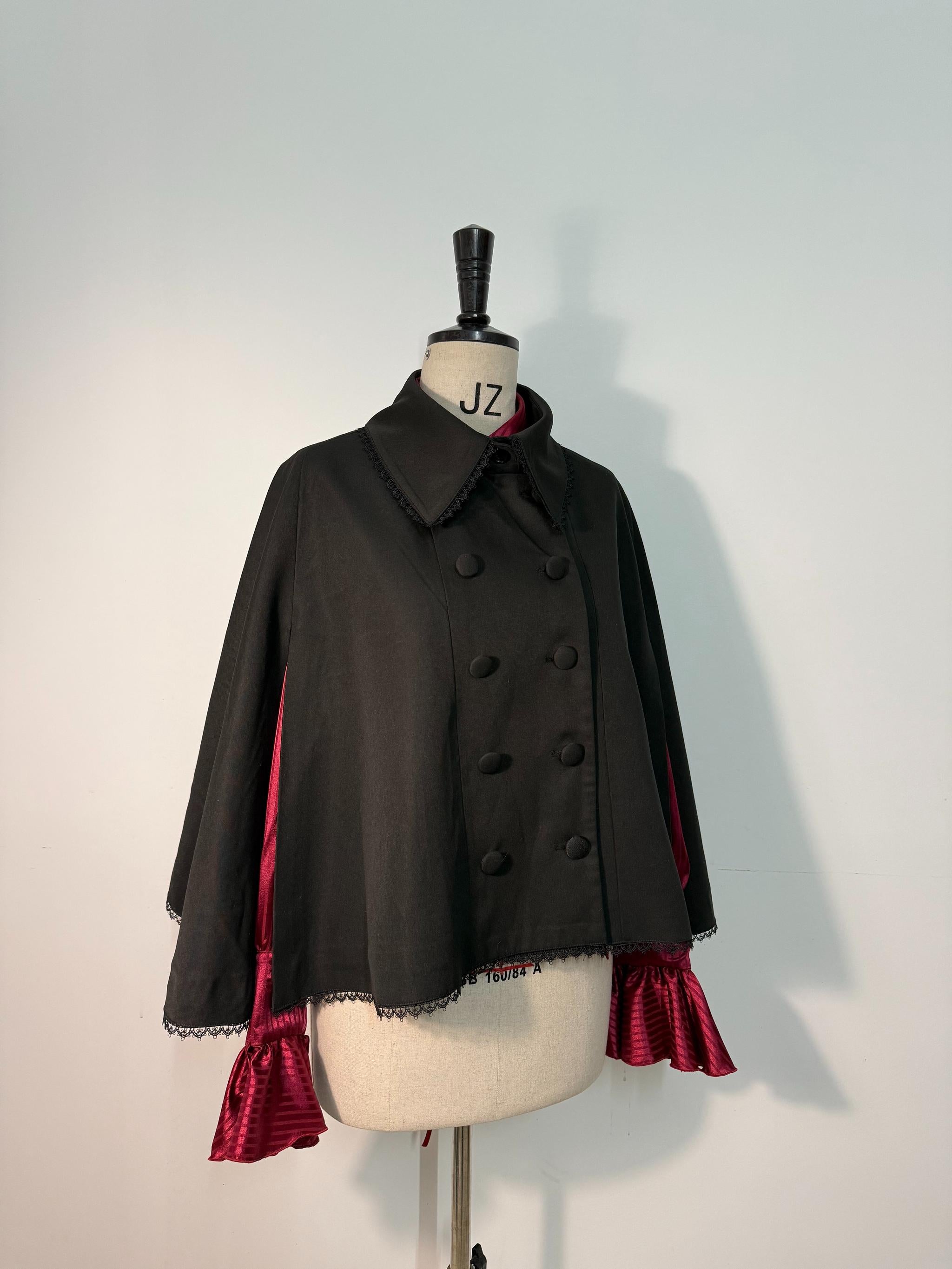 Ouji Lolita Cape Coat, Detachable False Collar 44549:812728