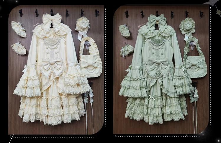 Plum Tree - Pure Love Language - Sweet Lolita Pearl JSK Princess Sleeves Blouse 39084:615212