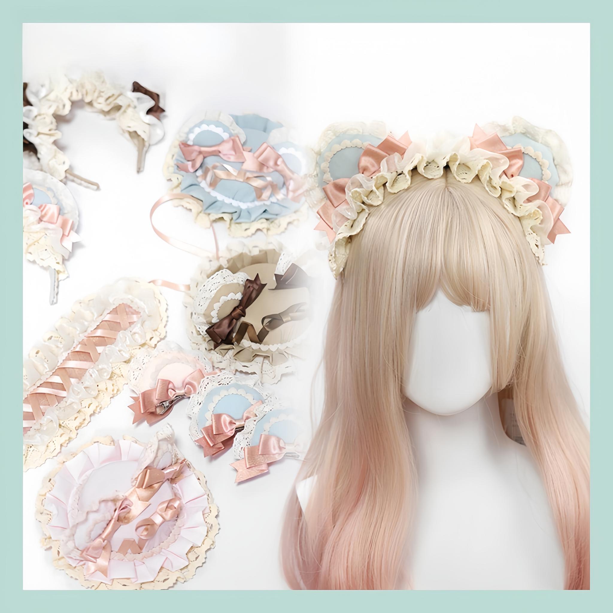 The Accessories' Story - Bear Ear Sweet Lolita Head Accessory