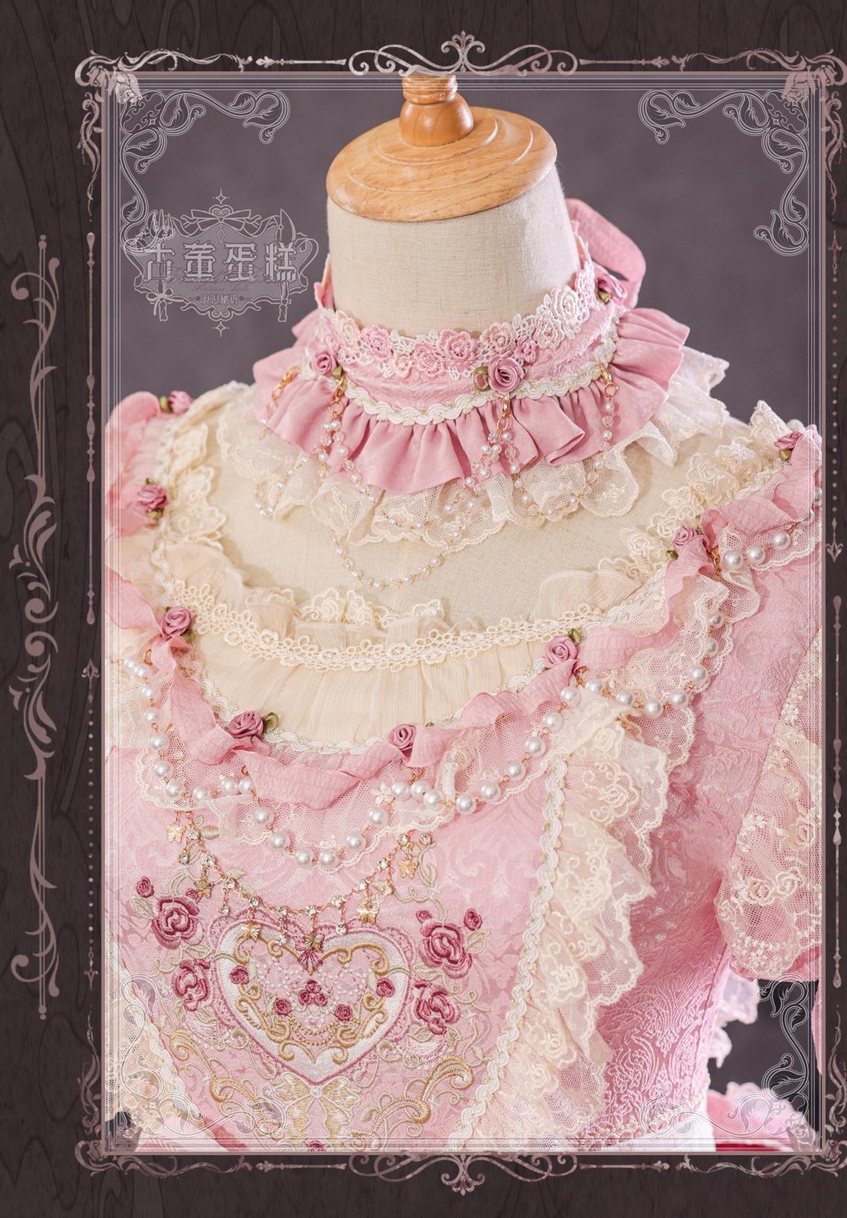 Bramble Rose - Antique Cake - Vintage Lolita OP Princess Dress Gorgeous Lolita Outfit 41536:701748